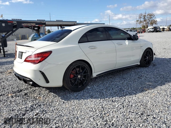 2018 Mercedes-Benz CLA with VIN WDDSJ5CB3JN558564, listed as a Copart auction lot 84856284 with 92,661 mi miles and Salvage Title. Bid and sale history available at carsss.com. Image 3.