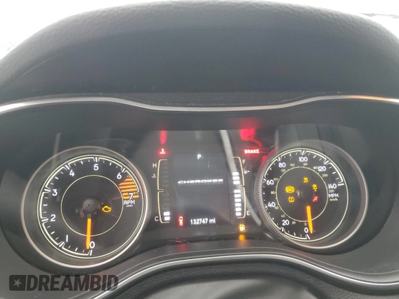 2019 Jeep Cherokee Latitude with VIN 1C4PJMCB4KD283403, listed as a Copart auction lot 44986255 with 132,747 mi miles and Salvage Title. Bid and sale history available at carsss.com. Image 9.