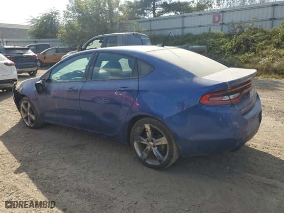 2013 Dodge Dart GT with VIN 1C3CDFCB3DD340862, listed as a Copart auction lot 71541744 with 123,443 mi miles and Clean Title. Bid and sale history available at carsss.com. Image 2.