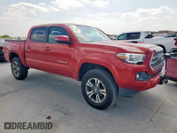 2017 Toyota Tacoma SR5 with VIN 3TMAZ5CN9HM047177, listed as a Copart auction lot 53431405 with 85,045 mi miles and Salvage Title. Bid and sale history available at DreamBid. Image 4.