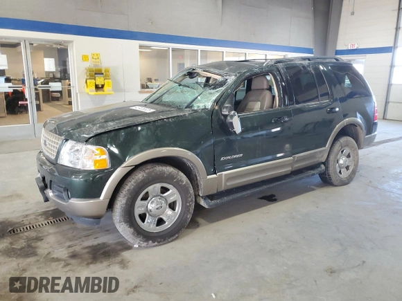 2002 Ford Explorer Eddie Bauer with VIN 1FMDU74W52UC34638, listed as a Copart auction lot 42438825 with Not provided miles and Salvage title. Bid and sale history available at DreamBid. Image 1.