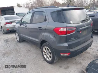 2018 Ford EcoSport SE with VIN MAJ3P1TE2JC176334, listed as a IAAI auction lot 41504055 with 80,948 mi miles and . Bid and sale history available at DreamBid. Image 3.