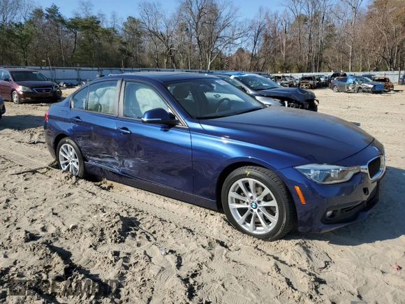 2016 BMW 3 Series 320i xDrive with VIN WBA8E5G59GNT41491, listed as a Copart auction lot 48753615 with 127,305 mi miles and Salvage Title. Bid and sale history available at carsss.com. Image 4.