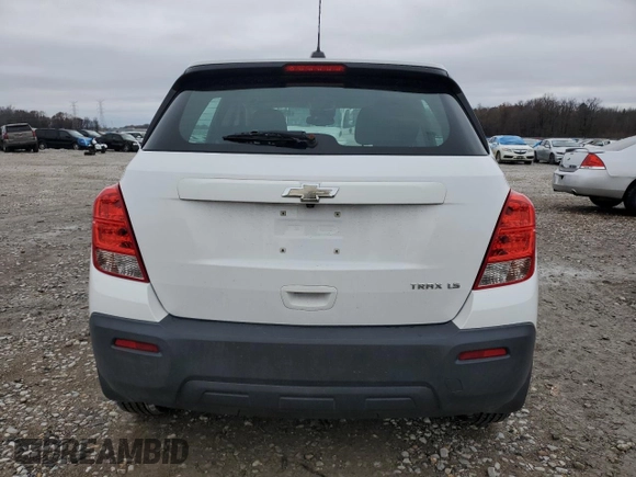 2016 Chevrolet Trax LS with VIN 3GNCJKSBXGL260298, listed as a Copart auction lot 85463764 with 75,024 mi miles and Salvage Title. Bid and sale history available at carsss.com. Image 6.