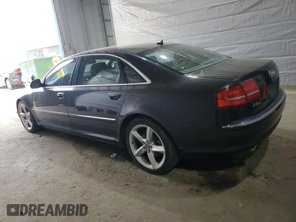 2009 Audi A8 4.2L z VIN WAUMV94E09N007038, wystawiony jako Copart lot #56249245 z przebiegiem 86 589 mil mil oraz Czysty tytuł • Clean title. Historia ofert i sprzedaży dostępna na DreamBid. Obrazek 2.
