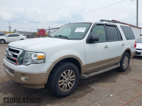 2014 Ford Expedition King Ranch with VIN 1FMJU1J5XEEF01752, listed as a IAAI auction lot 42402066 with 151,759 mi miles and . Bid and sale history available at DreamBid. Image 2.