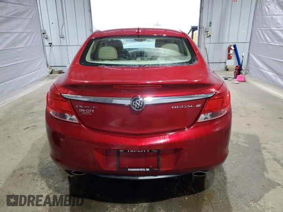 2013 Buick Regal Turbo Premium 1 z VIN 2G4GS5EV7D9126986, wystawiony jako Copart lot #50966575 z przebiegiem 81 367 mil mil oraz Szkoda całkowita • Salvage title. Historia ofert i sprzedaży dostępna na DreamBid. Obrazek 6.
