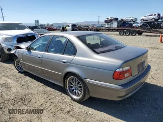2002 BMW 5 Series 530iA with VIN WBADT63422CH95032, listed as a Copart auction lot 60777994 with 191,220 mi miles and Salvage Title. Bid and sale history available at carsss.com. Image 2.
