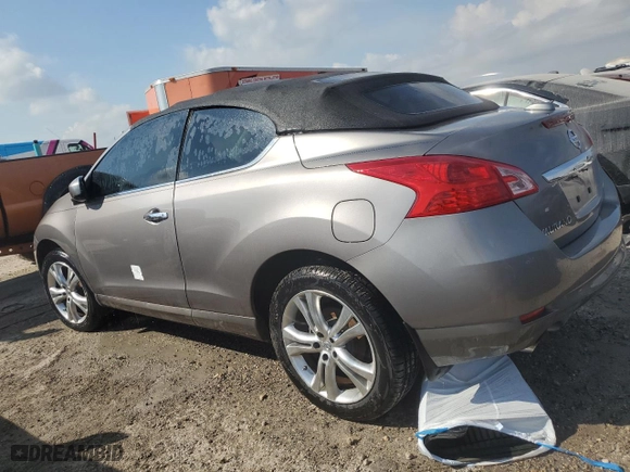 2011 Nissan Murano CrossCabriolet with VIN JN8AZ1FY1BW000932, listed as a Copart auction lot 73996734 with 91,563 mi miles and Salvage Title. Bid and sale history available at carsss.com. Image 2.