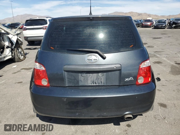 2006 Scion xA with VIN JTKKT624765013545, listed as a Copart auction lot 50622395 with 114,465 mi miles and Salvage Title. Bid and sale history available at carsss.com. Image 6.