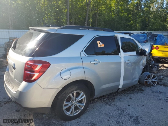 2016 Chevrolet Equinox LT with VIN 2GNALCEK8G1161628, listed as a Copart auction lot 87361164 with 0 mi miles and Non Repairable. Bid and sale history available at carsss.com. Image 3.