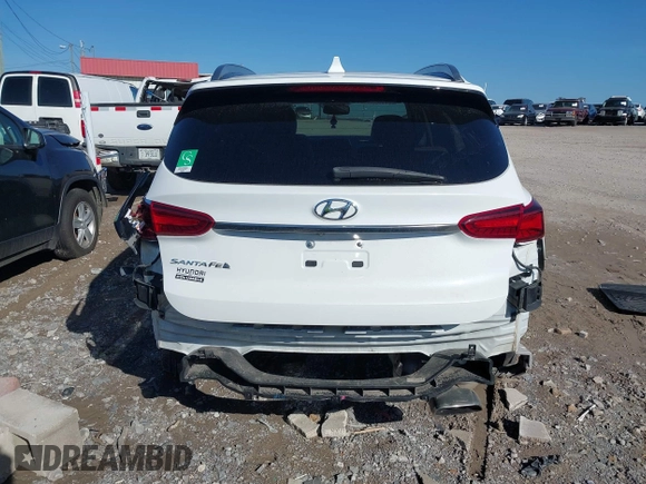 2019 Hyundai Santa Fe Limited with VIN 5NMS53AD4KH006013, listed as a IAAI auction lot 41411439 with 54,007 mi miles. Bid and sale history available at carsss.com. Image 17.