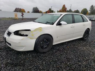 2007 Chevrolet Malibu Maxx LT with VIN 1G1ZT68NX7F267146, listed as a Copart auction lot 76844114 with 143,037 mi miles and Salvage Title. Bid and sale history available at carsss.com. Image 1.