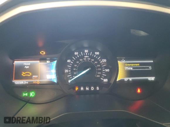 2019 Ford Edge SEL with VIN 2FMPK4J95KBB76844, listed as a Copart auction lot 59323925 with 122,326 mi miles and Salvage title. Bid and sale history available at DreamBid. Image 9.