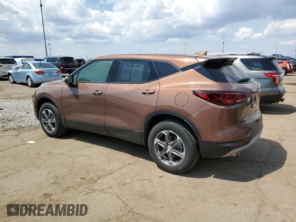 2023 Chevrolet Blazer LT с VIN 3GNKBCR43PS159485, выставлен на аукционе Copart как лот 54004735 с пробегом Не указан миль и Списание • Salvage title. История ставок и продаж доступна на DreamBid. Изображение 2.
