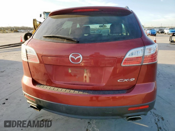 2010 Mazda CX-9 Touring with VIN JM3TB2MA3A0222837, listed as a Copart auction lot 49063395 with 109,075 mi miles and Salvage Title. Bid and sale history available at carsss.com. Image 6.