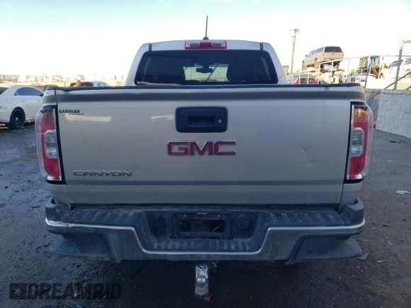 2016 GMC Canyon 2WD with VIN 1GTG5BE36G1360215, listed as a Copart auction lot 87763895 with 71,035 mi miles and Salvage Title. Bid and sale history available at carsss.com. Image 6.