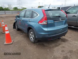 2014 Honda CR-V LX with VIN 2HKRM3H38EH558815, listed as a IAAI auction lot 42081171 with 129,624 mi miles. Bid and sale history available at carsss.com. Image 3.