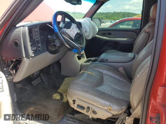 2002 Chevrolet Tahoe LS with VIN 1GNEK13Z52R156962, listed as a Copart auction lot 58169335 with 162,916 mi miles and Salvage title. Bid and sale history available at DreamBid. Image 7.