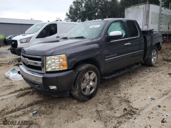2011 Chevrolet Silverado 1500 LT with VIN 1GCRCSE07BZ176836, listed as a Copart auction lot 46602915 with 87,593 mi miles and Salvage Title. Bid and sale history available at carsss.com. Image 1.