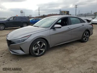 2023 Hyundai Elantra SEL with VIN KMHLS4AG6PU421861, listed as a Copart auction lot 85800364 with 30,214 mi miles and Salvage Title. Bid and sale history available at carsss.com. Image 1.