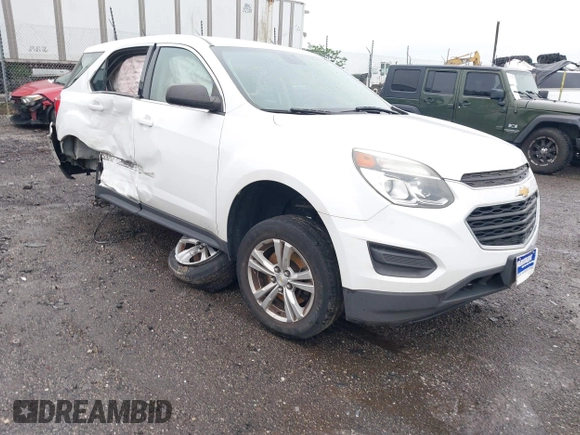2017 Chevrolet Equinox LS z VIN 2GNALBEK5H1553638, wystawiony jako IAAI lot #42187217 z przebiegiem Nie podano mil oraz . Historia ofert i sprzedaży dostępna na DreamBid. Obrazek 1.