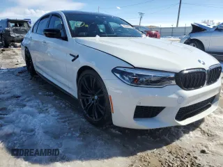 2019 BMW M5 Competition with VIN WBSJF0C51KB447883, listed as a Copart auction lot 42544553 with 14,000 mi miles. Bid and sale history available at carsss.com. Image 4.