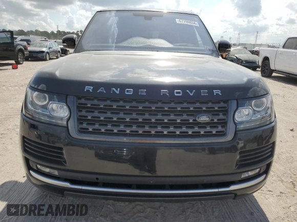 2016 Land Rover Range Rover with VIN SALGR2KF3GA298073, listed as a Copart auction lot 67290834 with 93,199 mi miles and Salvage Title. Bid and sale history available at DreamBid. Image 5.