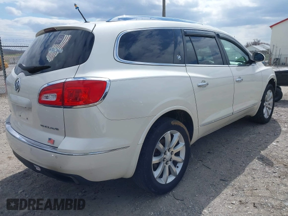 2014 Buick Enclave Premium with VIN 5GAKRCKD1EJ330216, listed as a IAAI auction lot 41880771 with 157,000 mi miles and . Bid and sale history available at DreamBid. Image 4.