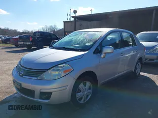 2009 Nissan Versa 1.8 S with VIN 3N1BC11E09L380119, listed as a IAAI auction lot 41742061 with 161,893 mi miles. Bid and sale history available at carsss.com. Image 2.