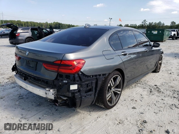 2019 BMW 7 Series 740i xDrive with VIN WBA7E4C50KGV70540, listed as a Copart auction lot 66922083 with 47,529 mi miles. Bid and sale history available at carsss.com. Image 3.