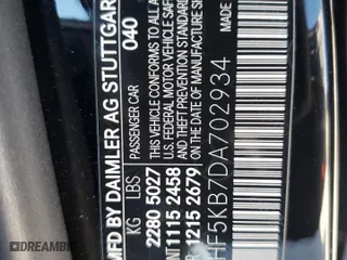 2013 Mercedes-Benz E-Class E 350 Luxury with VIN WDDHF5KB7DA702934, listed as a Copart auction lot 49184545 with 145,327 mi miles and Salvage Title. Bid and sale history available at carsss.com. Image 12.