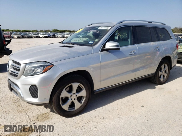 2017 Mercedes-Benz GLS with VIN 4JGDF6EE3HA786062, listed as a Copart auction lot 60700013 with 83,123 mi miles. Bid and sale history available at carsss.com. Image 1.