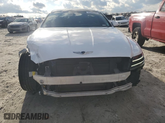 2021 Genesis G80 2.5T with VIN KMTGB4SC3MU047837, listed as a Copart auction lot 85283244 with 52,992 mi miles and Salvage Title. Bid and sale history available at DreamBid. Image 5.