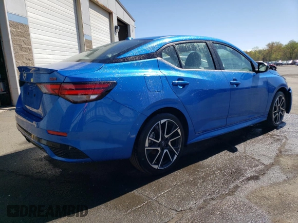 2025 Nissan Sentra SR with VIN 3N1AB8DV0SY308977, listed as a Copart auction lot 55050285 with 1,122 mi miles and Clean Title. Bid and sale history available at DreamBid. Image 3.
