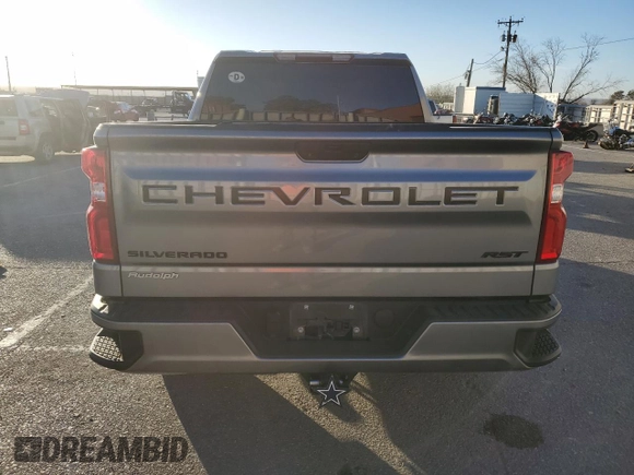 2021 Chevrolet Silverado 1500 RST with VIN 1GCPWDED6MZ174009, listed as a Copart auction lot 85720454 with 45,277 mi miles and Salvage Title. Bid and sale history available at carsss.com. Image 6.