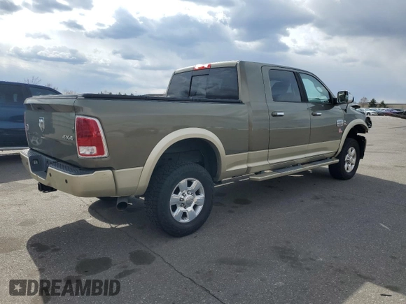 2014 Ram 2500 Longhorn with VIN 3C6UR5PL5EG144383, listed as a Copart auction lot 50025555 with 133,925 mi miles and Salvage Title. Bid and sale history available at carsss.com. Image 3.