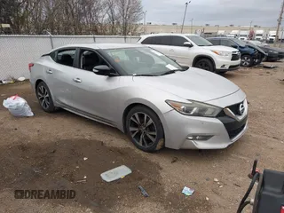 2016 Nissan Maxima SV with VIN 1N4AA6APXGC392029, listed as a IAAI auction lot 41729299 with 135,572 mi miles and . Bid and sale history available at DreamBid. Image 1.