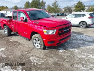 2020 Ram 1500 Big Horn with VIN 1C6SRFBT5LN175643, listed as a IAAI auction lot 41288854 with 56,732 mi miles. Bid and sale history available at carsss.com. Image 1.