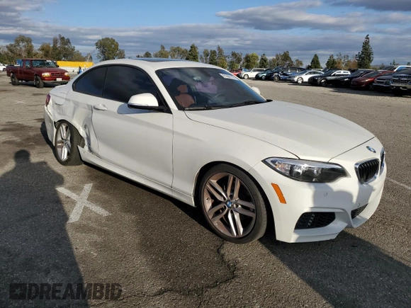 2015 BMW 2 Series 228i with VIN WBA1F9C54FVW98698, listed as a Copart auction lot 47660115 with 91,221 mi miles and Salvage Title. Bid and sale history available at carsss.com. Image 4.