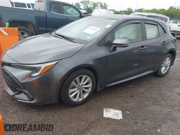 2023 Toyota Corolla Hatchback SE with VIN JTND4MBE2P3208889, listed as a IAAI auction lot 42128896 with 17,361 mi miles. Bid and sale history available at carsss.com. Image 17.