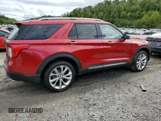 2023 Ford Explorer Platinum with VIN 1FM5K8HC1PGB15491, listed as a Copart auction lot 73356724 with 3,374 mi miles and Salvage title. Bid and sale history available at DreamBid. Image 3.