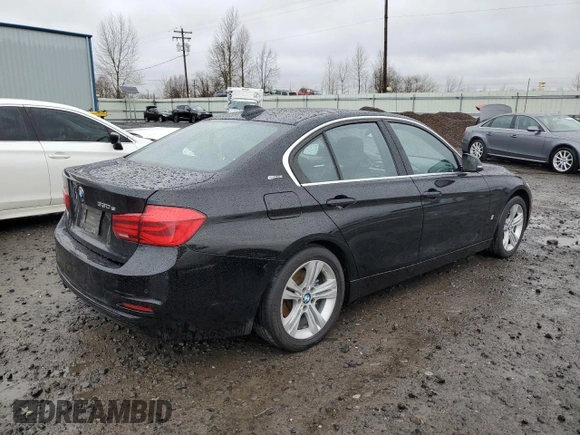 2017 BMW 3 Series 330e iPerformance with VIN WBA8E1C33HA029236, listed as a Copart auction lot 45122765 with 157,634 mi miles and Clean Title. Bid and sale history available at carsss.com. Image 3.