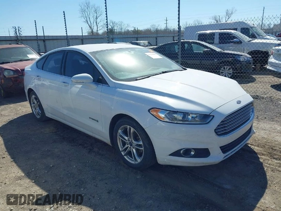 2016 Ford Fusion SE Hybrid with VIN 3FA6P0LU1GR127280, listed as a IAAI auction lot 41754682 with 194,357 mi miles. Bid and sale history available at carsss.com. Image 1.