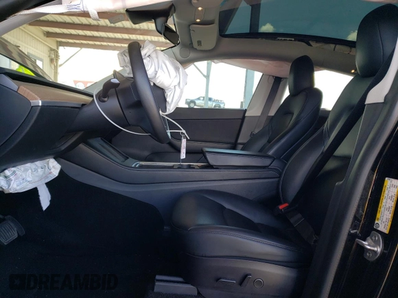 2021 Tesla Model Y Long Range z VIN 5YJYGDEEXMF207223, wystawiony jako Copart lot #48800445 z przebiegiem 44 508 mil mil oraz Szkoda całkowita • Salvage title. Historia ofert i sprzedaży dostępna na DreamBid. Obrazek 7.
