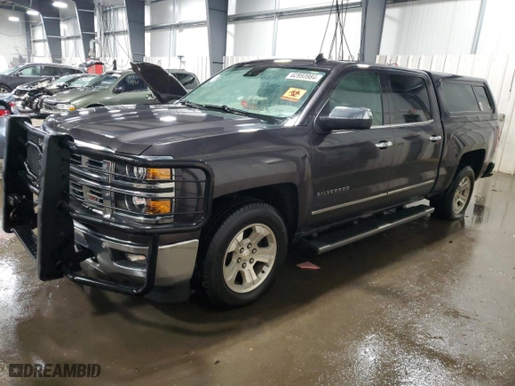 2015 Chevrolet Silverado 1500 LTZ with VIN 3GCUKSEJ7FG457305, listed as a Copart auction lot 62893984 with 0 mi miles and Non Repairable. Bid and sale history available at carsss.com. Image 1.