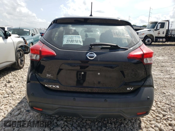 2020 Nissan Kicks SV with VIN 3N1CP5CV5LL486313, listed as a Copart auction lot 56893615 with Not provided miles and Salvage title. Bid and sale history available at DreamBid. Image 6.