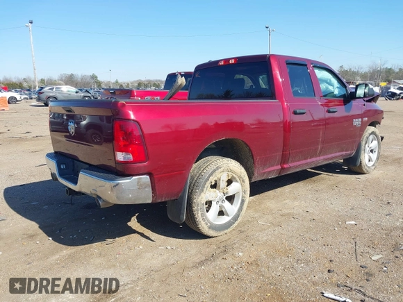 2021 Ram 1500 Tradesman with VIN 1C6RR6FT1MS578532, listed as a IAAI auction lot 41753880 with 81,213 mi miles and . Bid and sale history available at DreamBid. Image 4.
