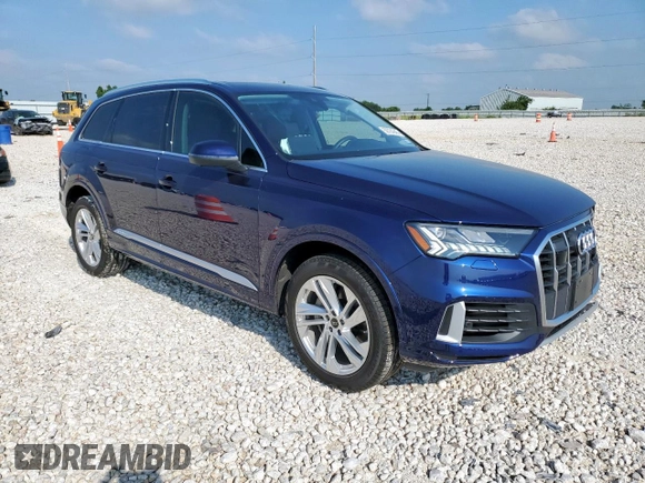 2024 Audi Q7 Premium Plus z VIN WA1LXBF74RD010118, wystawiony jako Copart lot #59724545 z przebiegiem 7 641 mil mil oraz Szkoda całkowita • Salvage title. Historia ofert i sprzedaży dostępna na DreamBid. Obrazek 4.