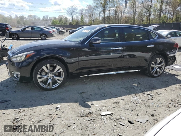 2015 Infiniti Q70 with VIN JN1BY1PR1FM831393, listed as a Copart auction lot 53310175 with 94,320 mi miles and Salvage title. Bid and sale history available at DreamBid. Image 1.